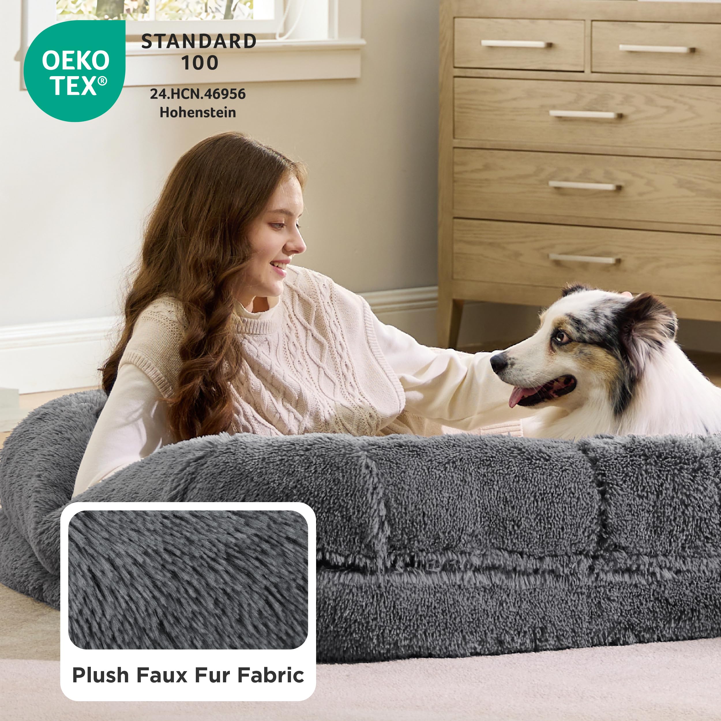 Bedsure non-slip base keeps bed securely anchored on various floors