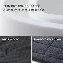 Bedsure high-density foam pad provides strong support for joints.