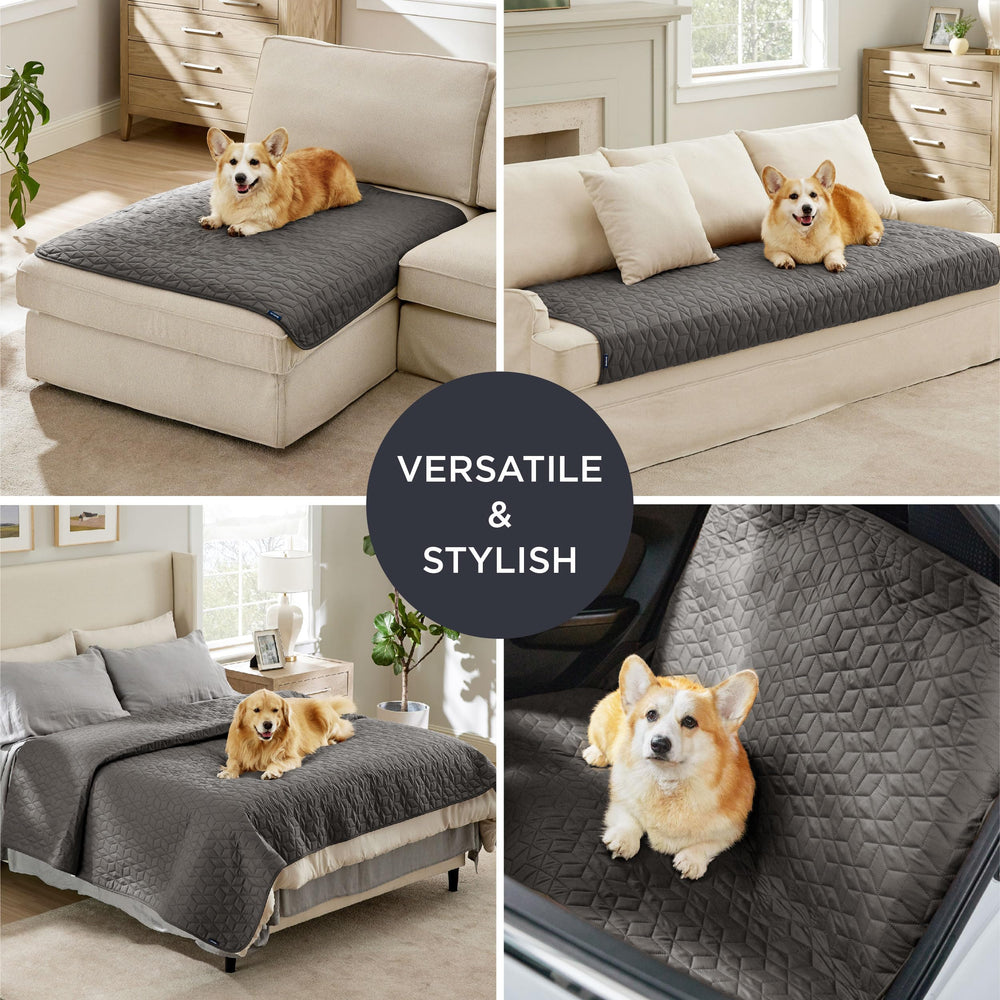 Bedsure indoor-outdoor use protector suits home and travel with waterproof convenience.