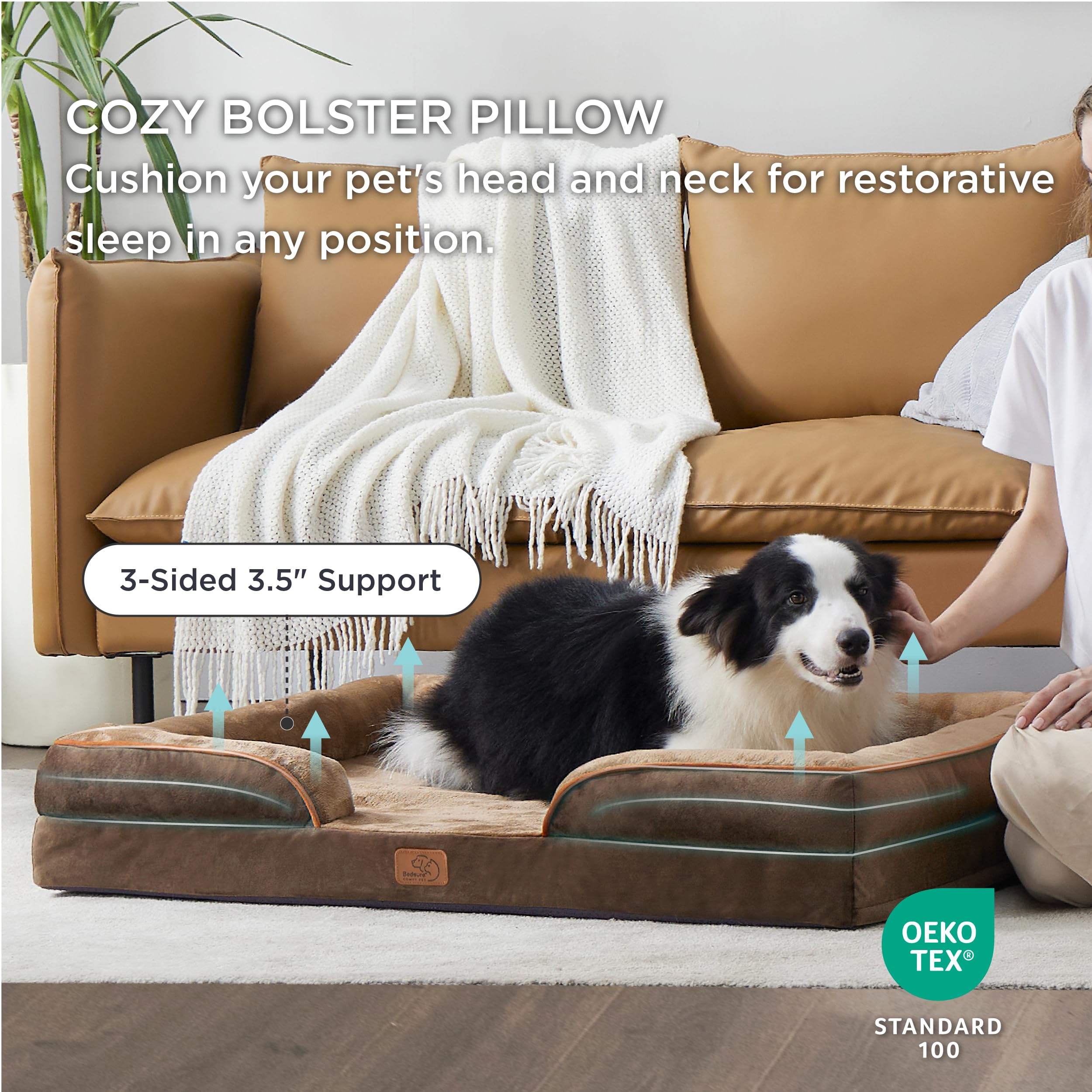 Bedsure L Plus non-skid bottom closeup reduces slips during play