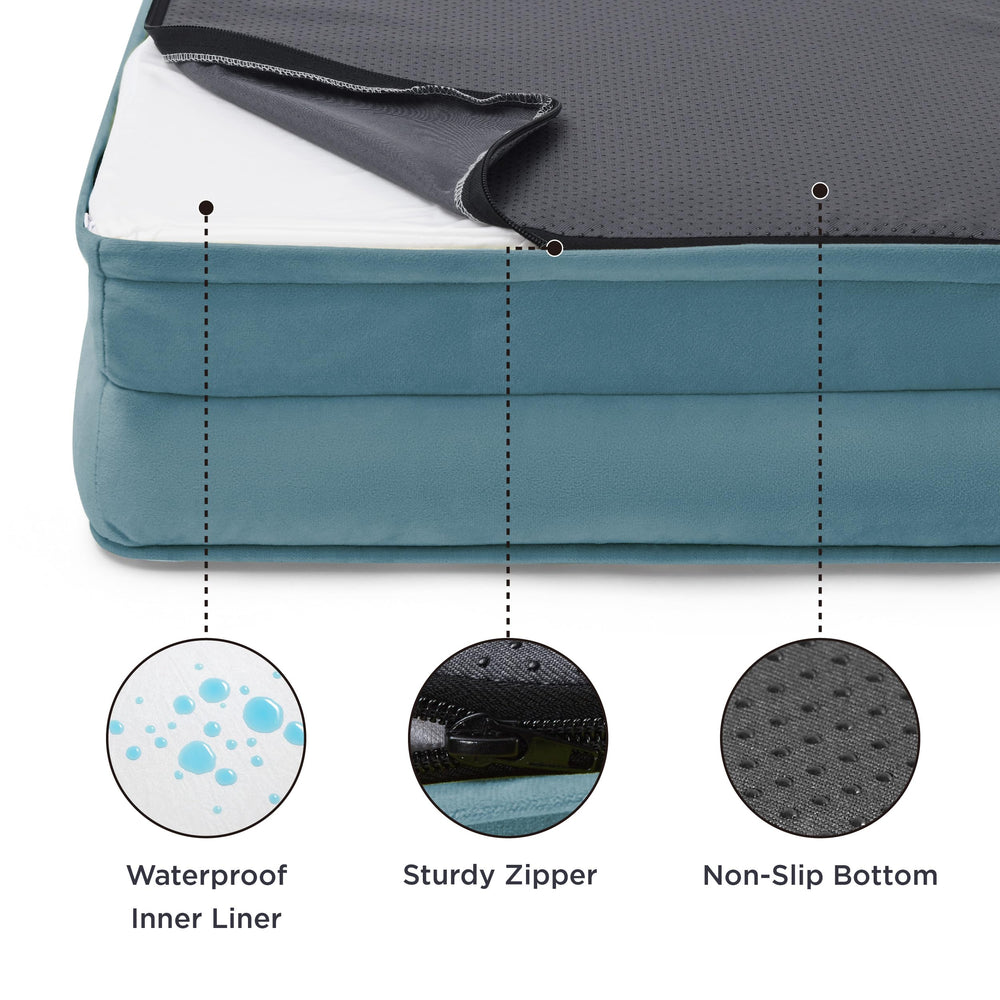 Bedsure L Plus removable cover closeup demonstrates easy machine wash