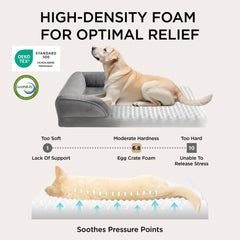 Bedsure L Plus waterproof cover closeup demonstrates spill protection and easy cleaning