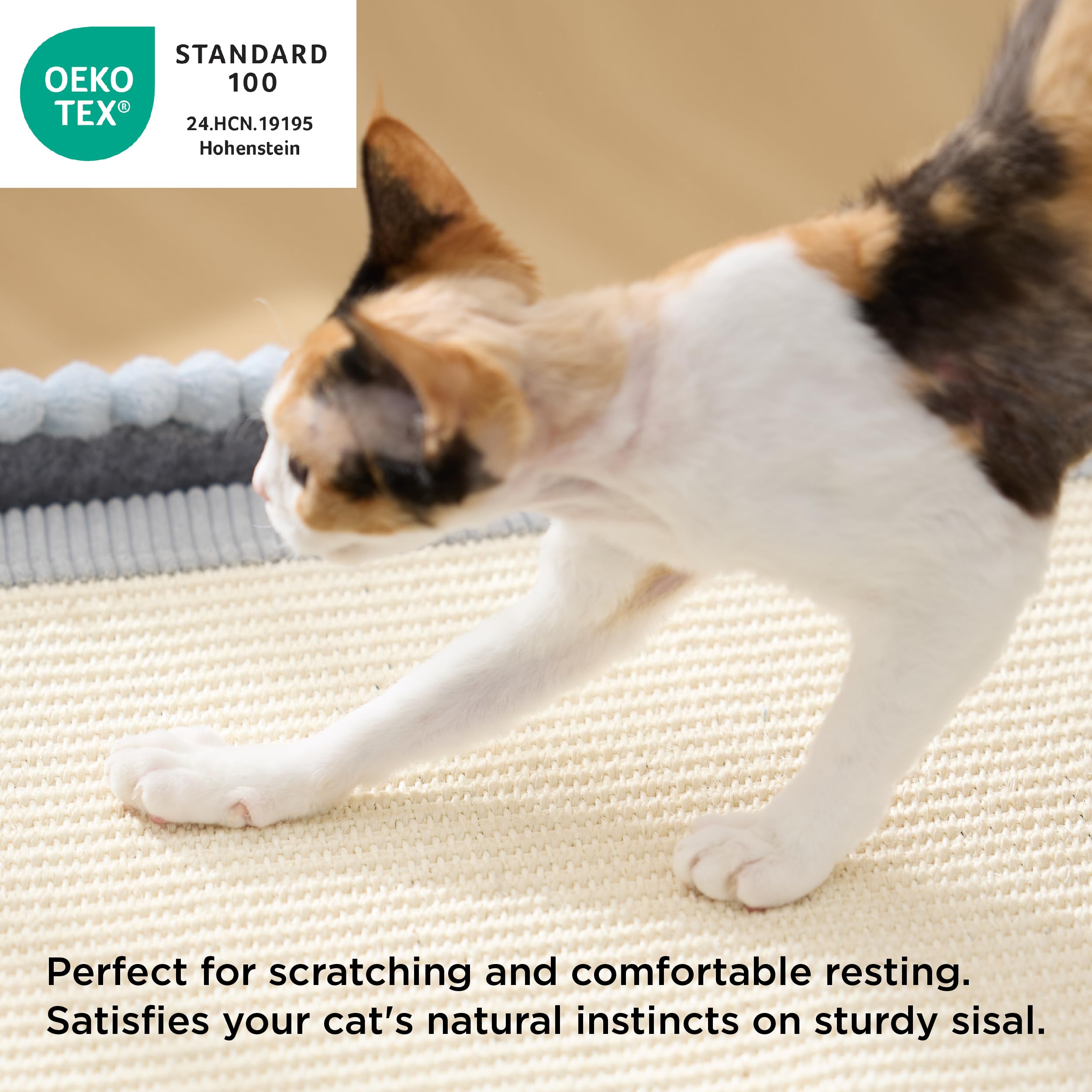 Bedsure large cat bed grey cave hideaway provides private nap space