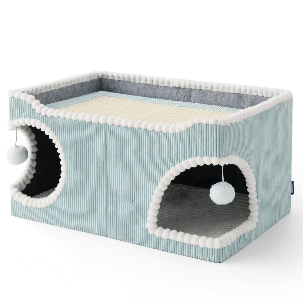 Bedsure large cat bed ideal for shared spaces and relaxed lounging
