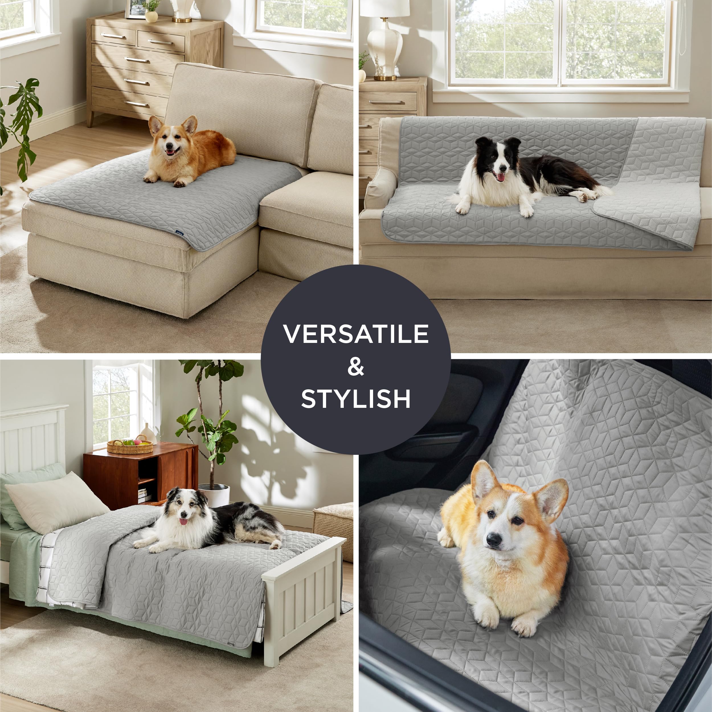 Bedsure lightweight indoor-outdoor pet protector suitable for various surfaces
