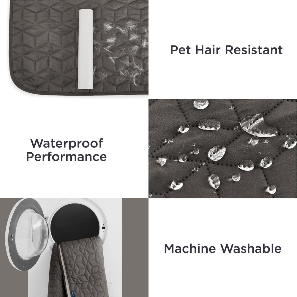 Bedsure lightweight pet sofa protector adds plush comfort for pets without bulk.