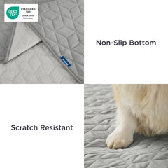 Bedsure machine-washable pet sofa cover for easy cleanup after pets