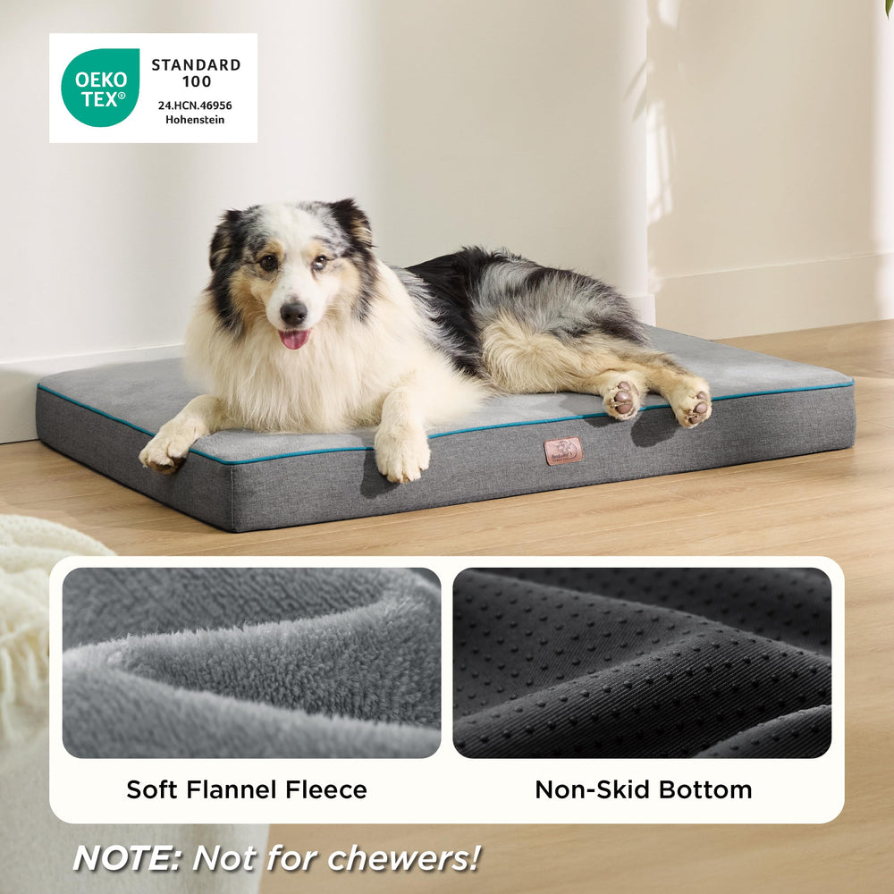 Bedsure non-slip bottom prevents slips during lounging and movement.