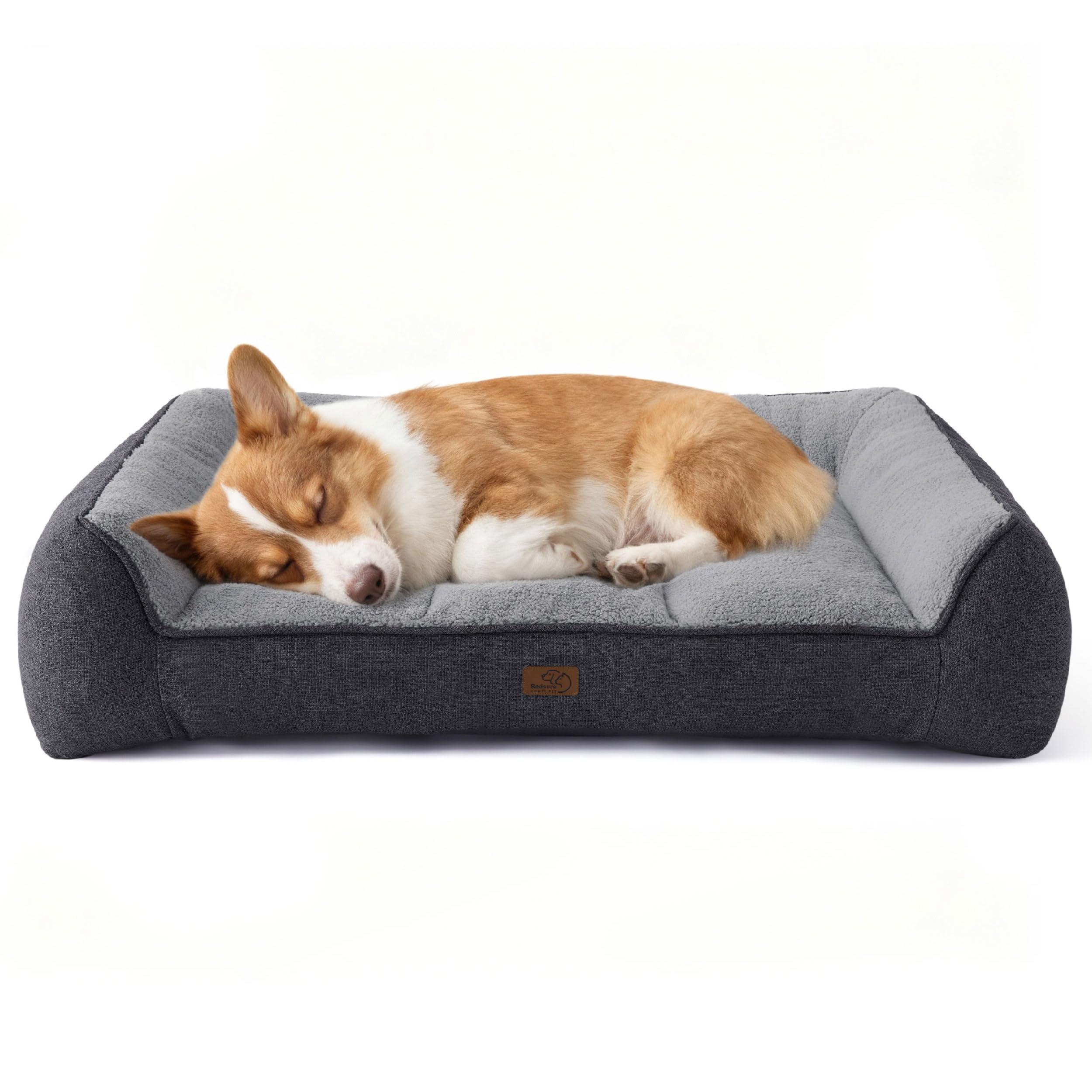 Bedsure orthopedic dog bed 35-inch offers extra thick support for mid-sized dogs