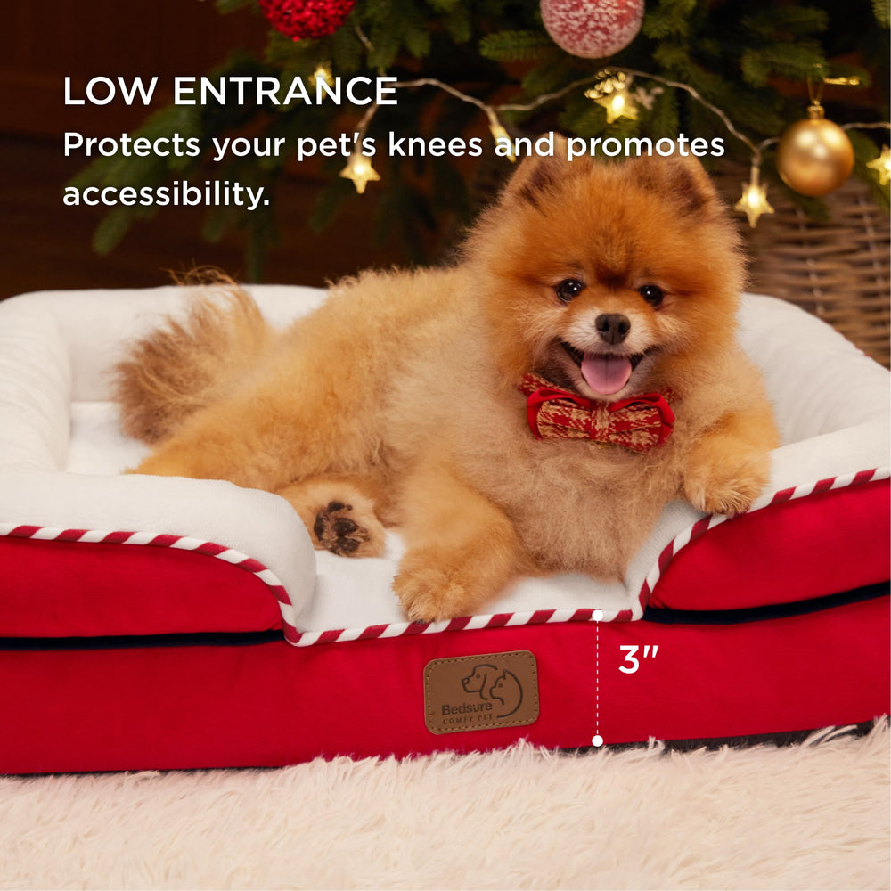 Bedsure bed 4-sided bolster for secure cuddling and neck support.