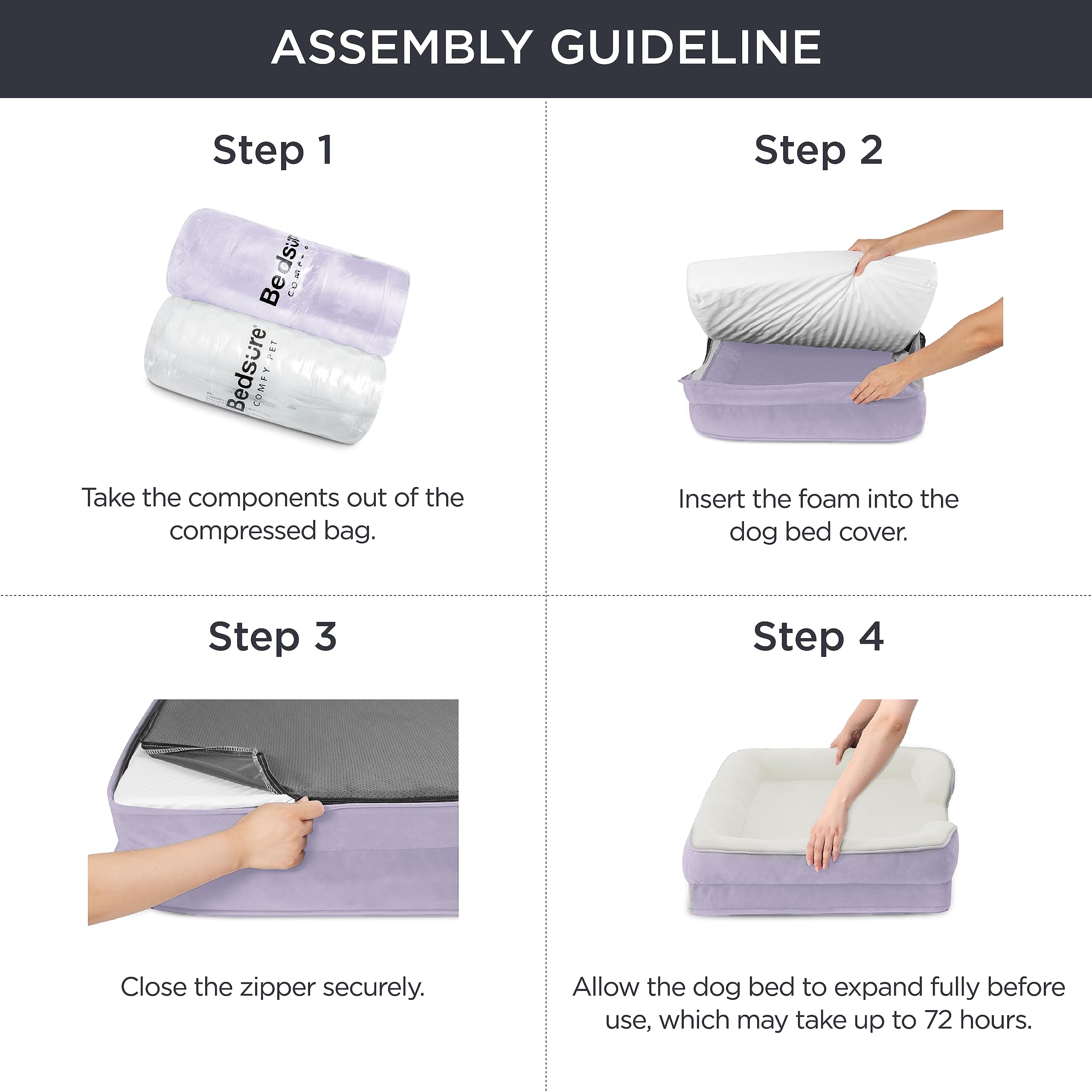 Bedsure egg-crate foam distributes weight for comfortable, restful lounging