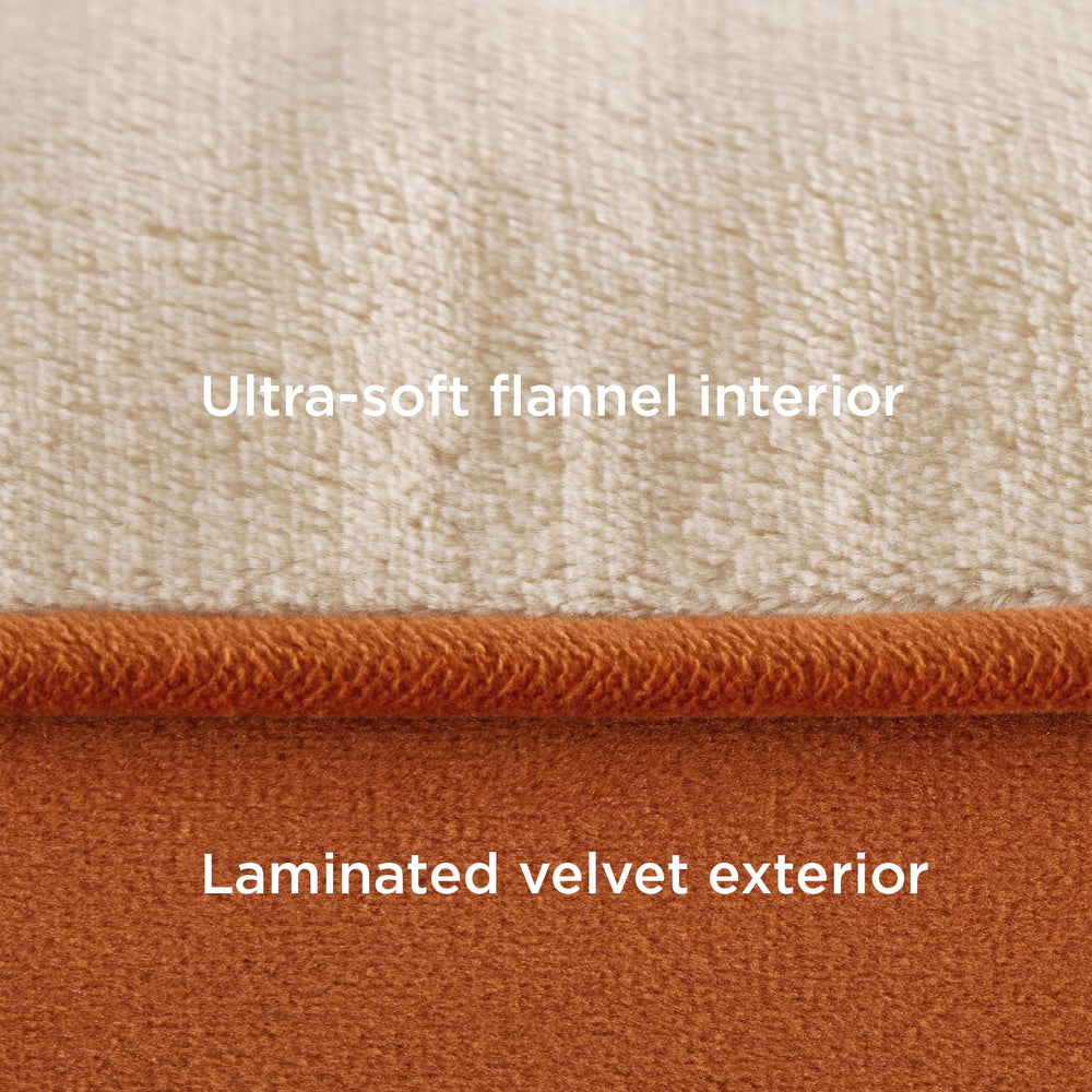 Bedsure orthopedic dog bed ember clay color complements decor