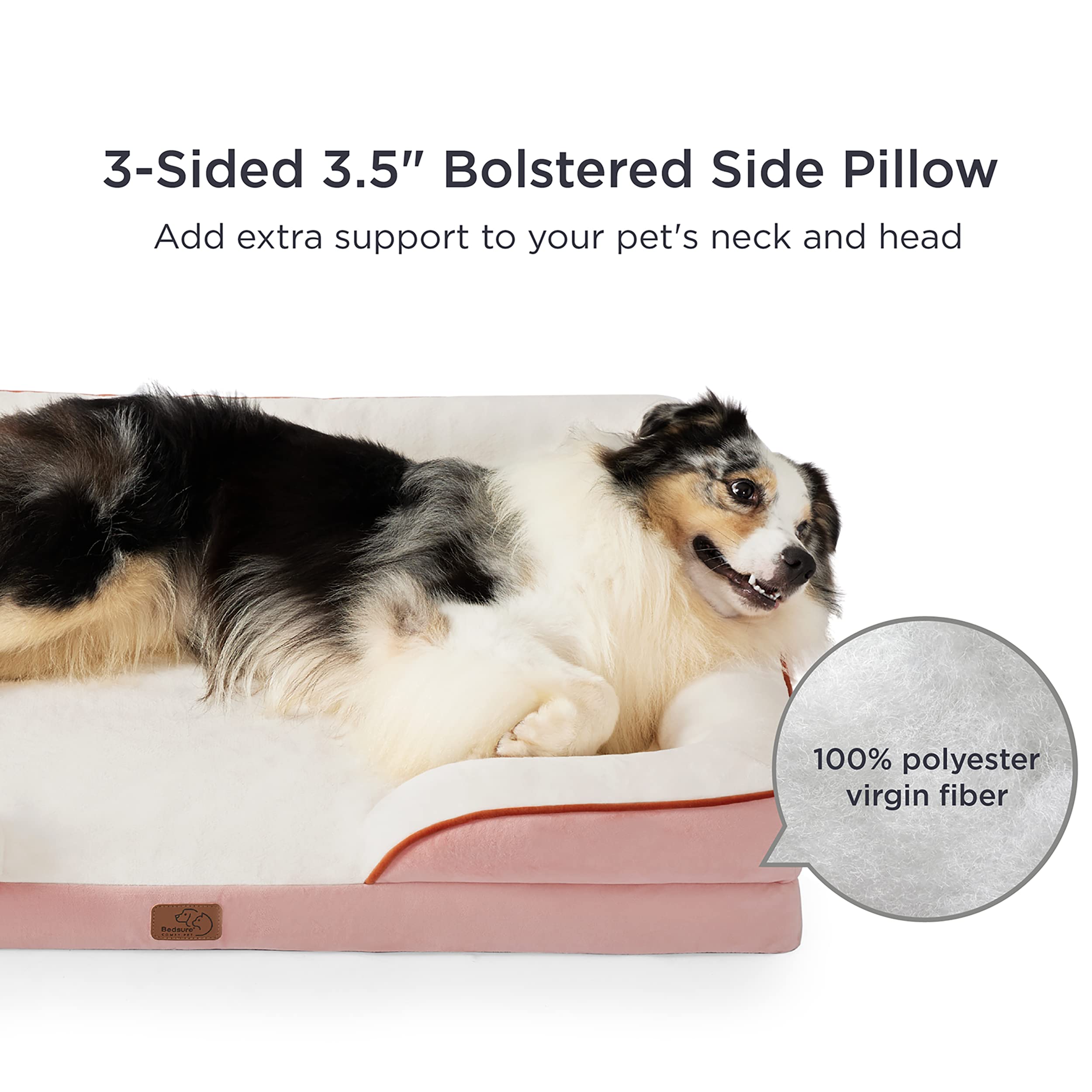 Bedsure soft velvety flannel cover for cozy naps.