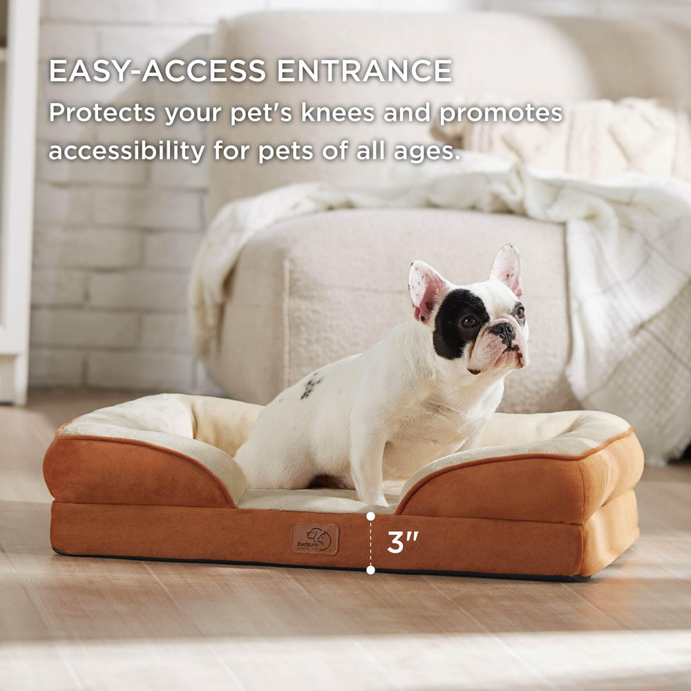 Bedsure flannel fabric offers soft, cozy comfort for pets.