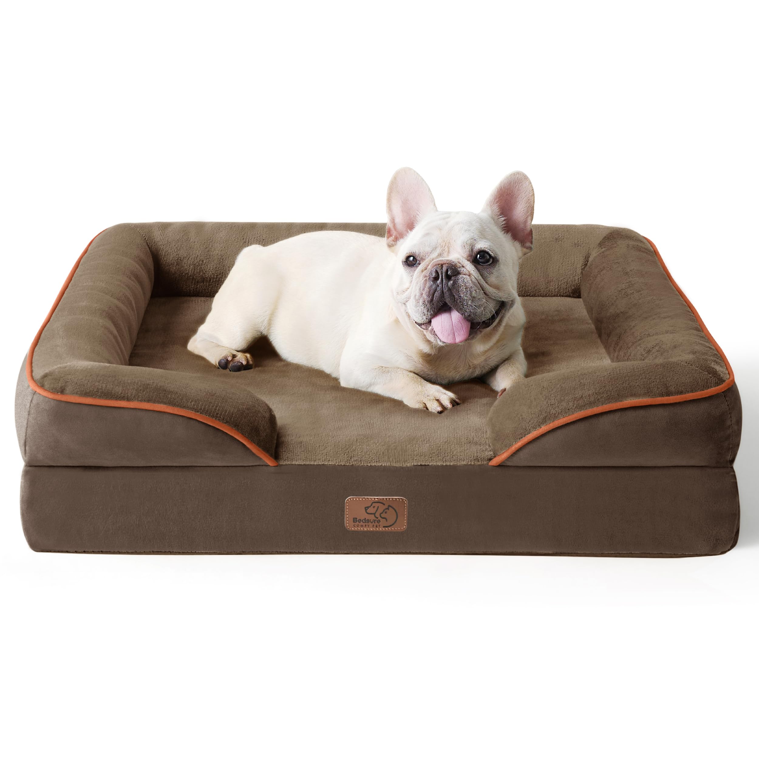 Bedsure Orthopedic Dog Bed foam closeup shows high-density support for joints