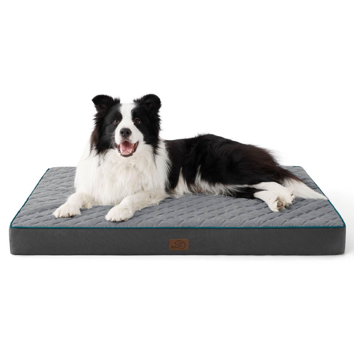 Bedsure orthopedic dog bed memory foam layer contours to pets for added comfort
