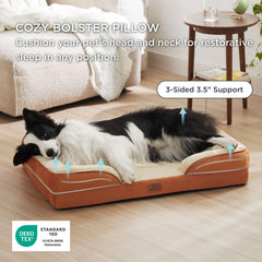 Bedsure orthopedic dog bed removable cover demonstrates quick washing