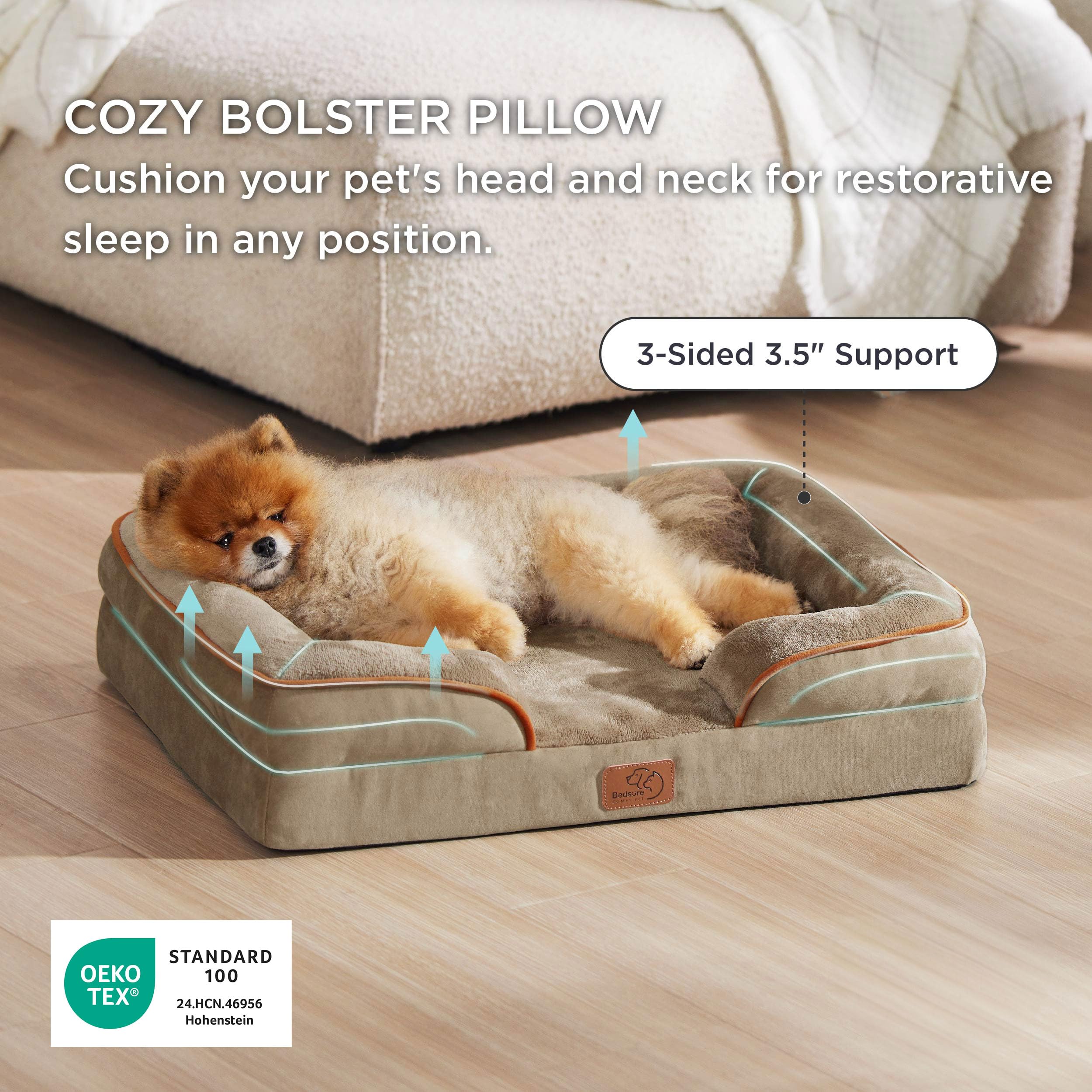 Bedsure machine-washable cover for quick, hassle-free cleaning.