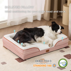 Bedsure bed waterproof liner close-up guarding foam from spills.
