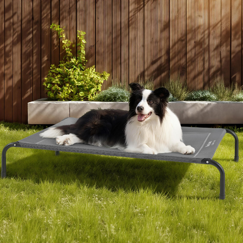 Bedsure outdoor elevated dog bed portable carry bag ready