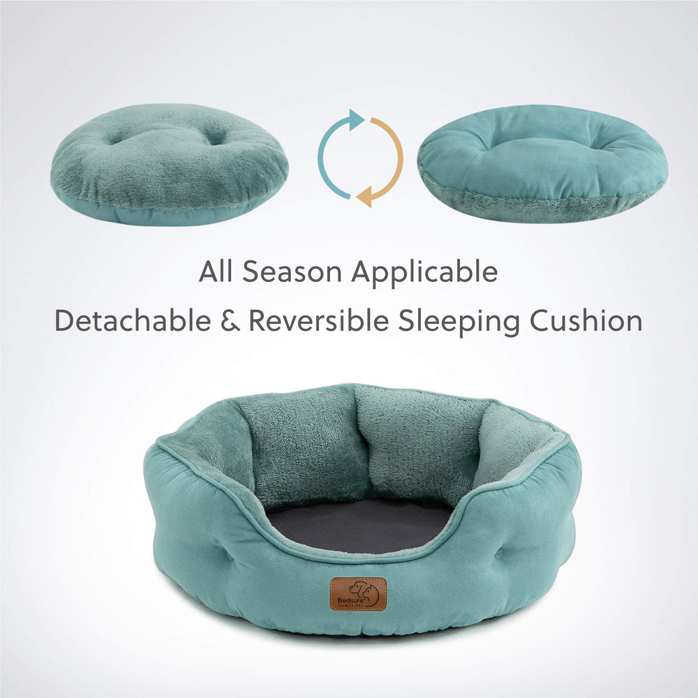 Bedsure bed non-slip bottom helps prevent slips on smooth floors.