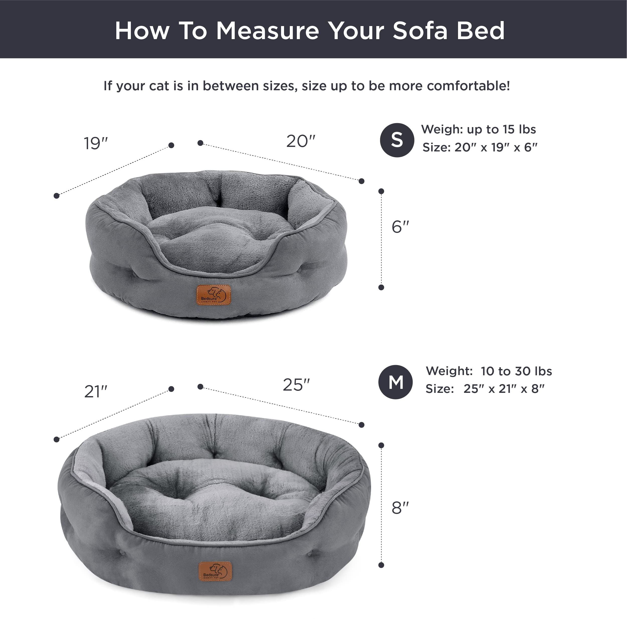 Bedsure pet-bed-round-snuggle-positions illustrates versatile resting options.