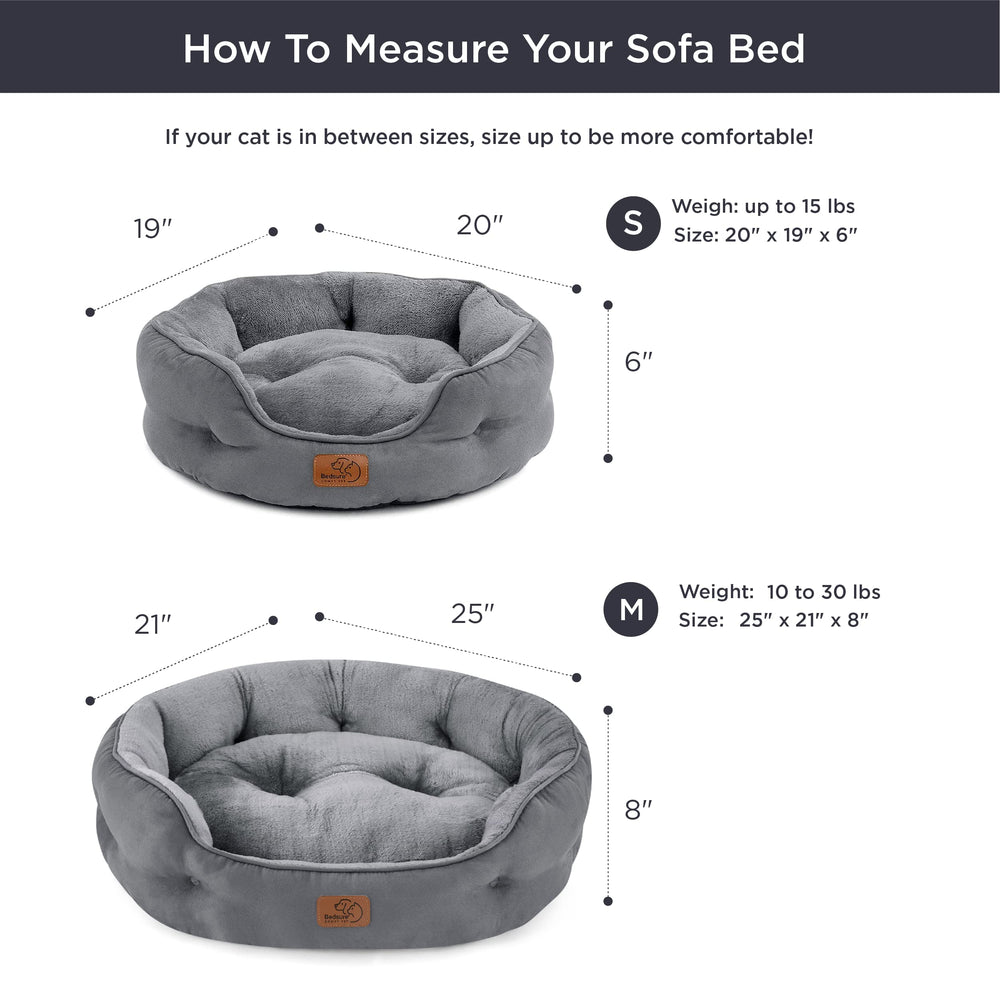 Bedsure pet-bed-round-snuggle-positions illustrates versatile resting options.