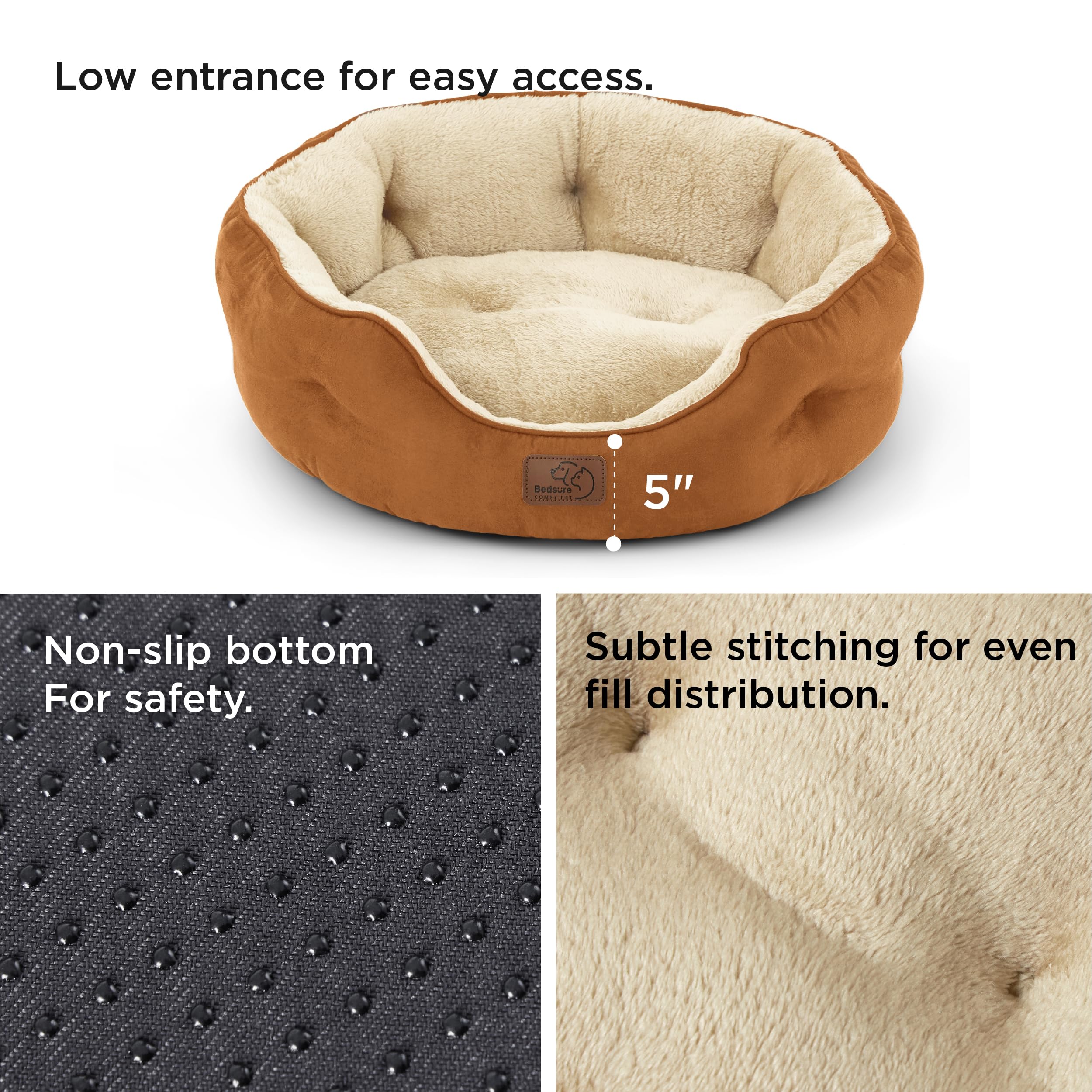 Bedsure removable pillow cushion for easy cleaning.