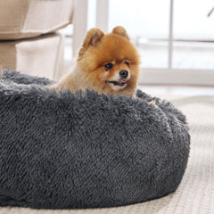 Bedsure plush faux fur texture close-up highlights luxury comfort