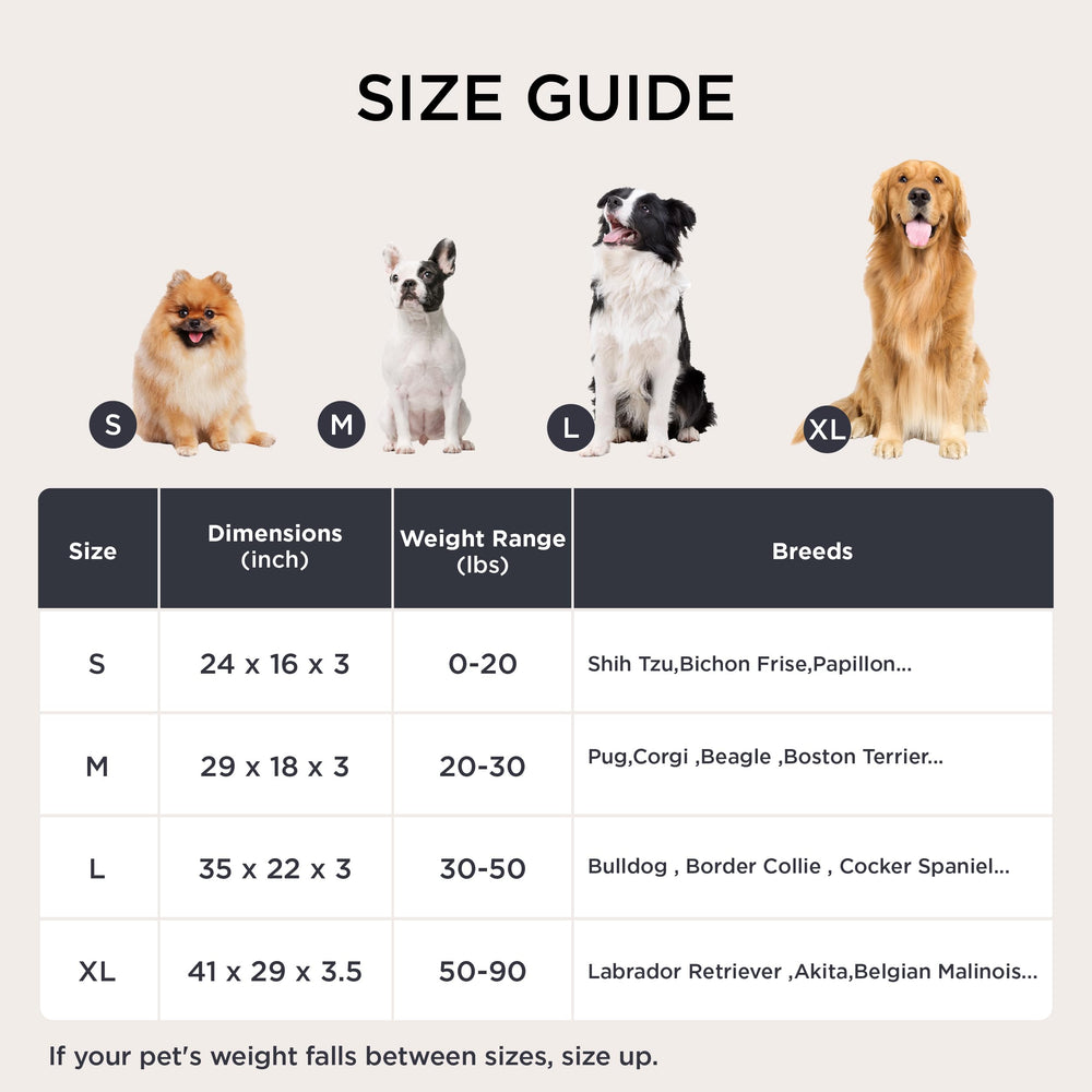 Bedsure portable dog bed is ideal for car trips and hotel stays.