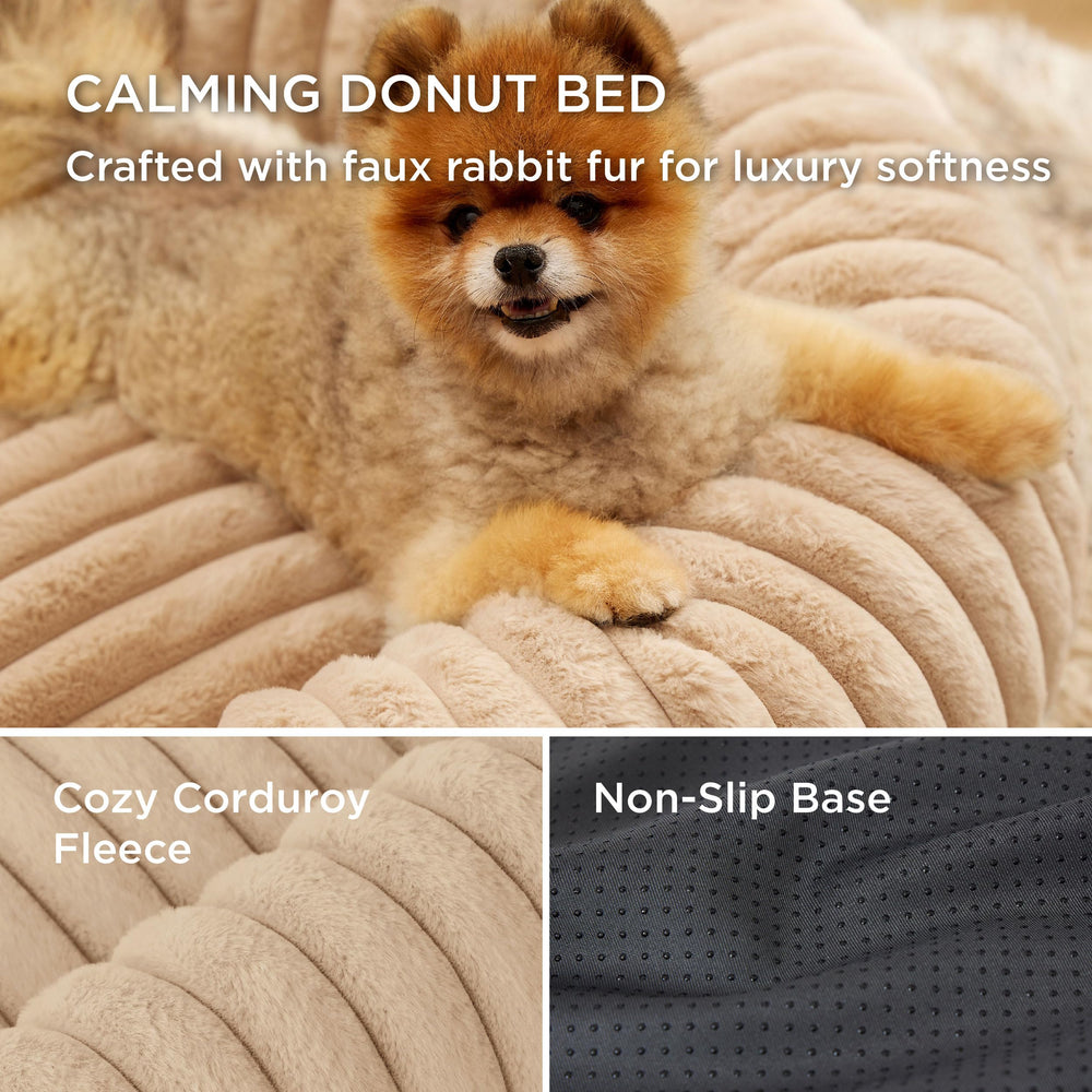 Bedsure dog bed with removable cover for easy machine-washable cleaning.