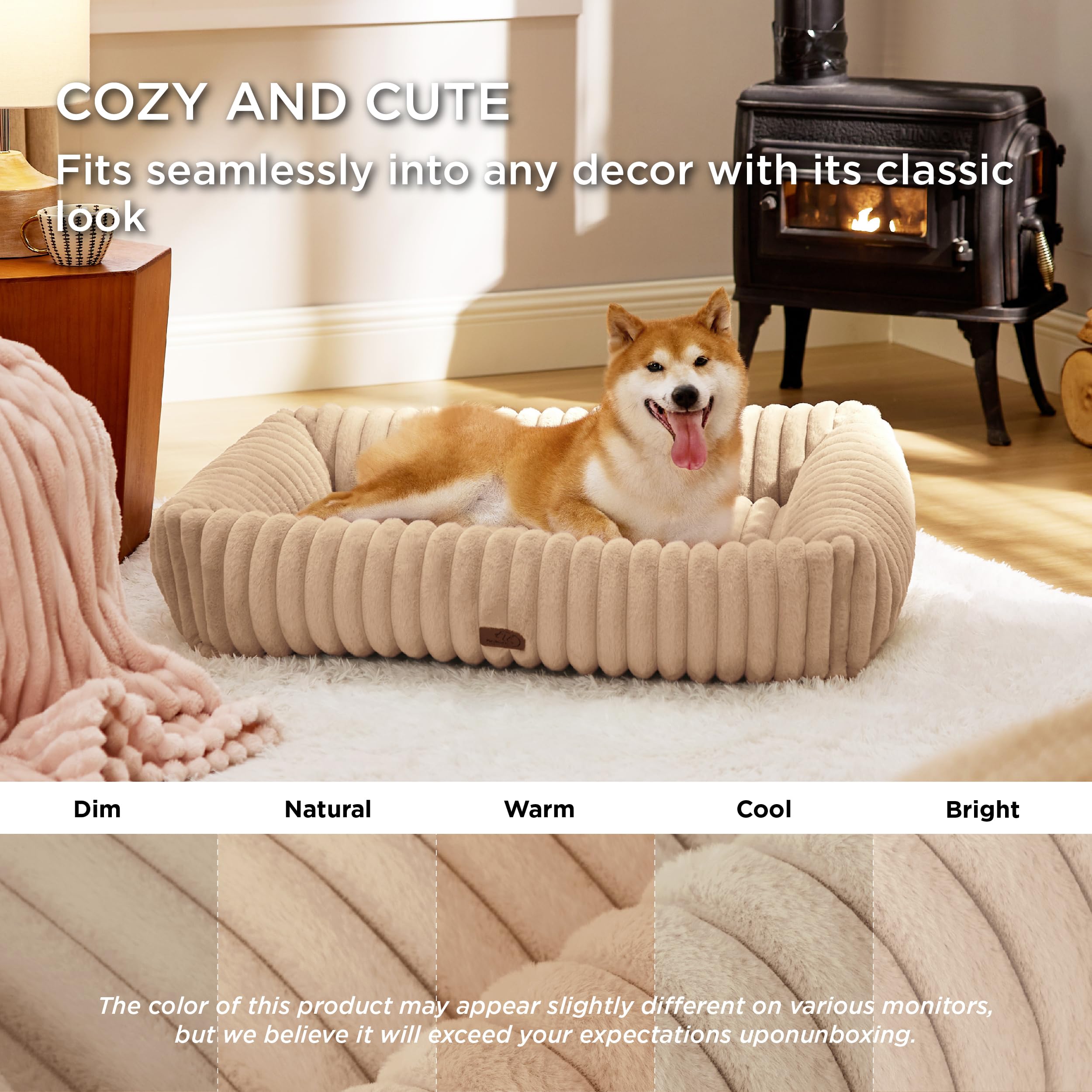 Bedsure removable cover for easy cleaning and care.