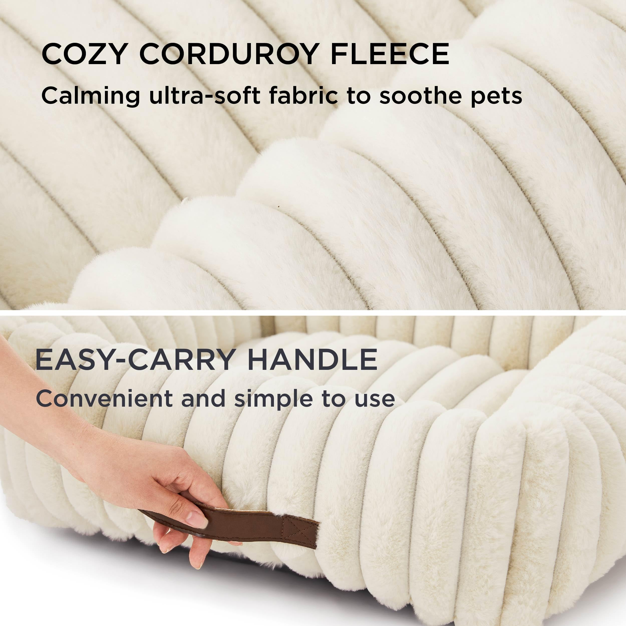 Bedsure removable zipper cover highlights easy machine-wash cleaning