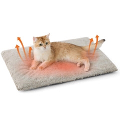 Bedsure self-warming cat bed front view shows cozy warmth for cats