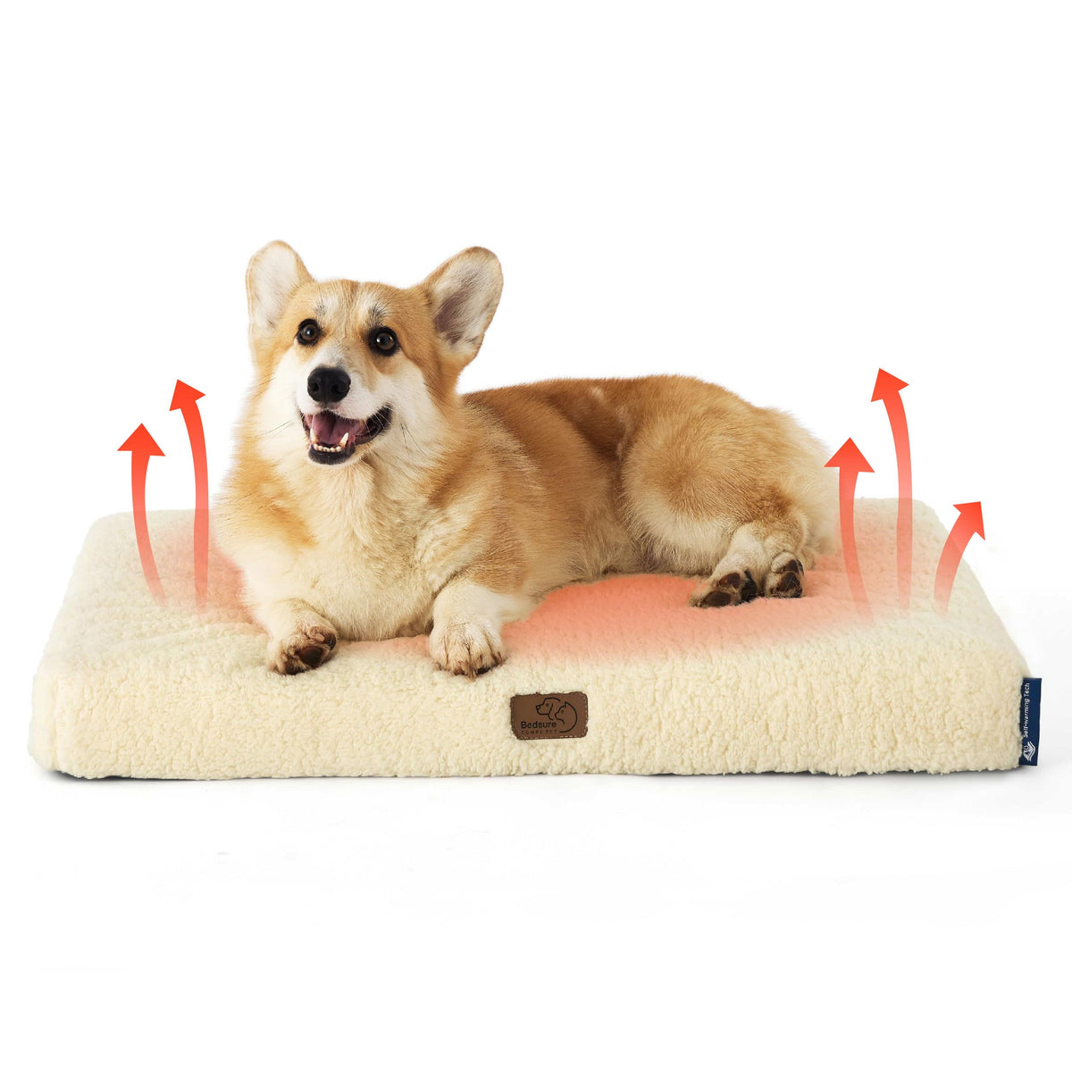 Bedsure self-warming dog bed medium cover for cozy warmth