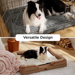 Bedsure self-warming dog bed non-slip bottom on slick floor for safer rest