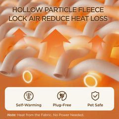 Bedsure self-warming orthopedic dog bed four-sided bolster for secure cuddling
