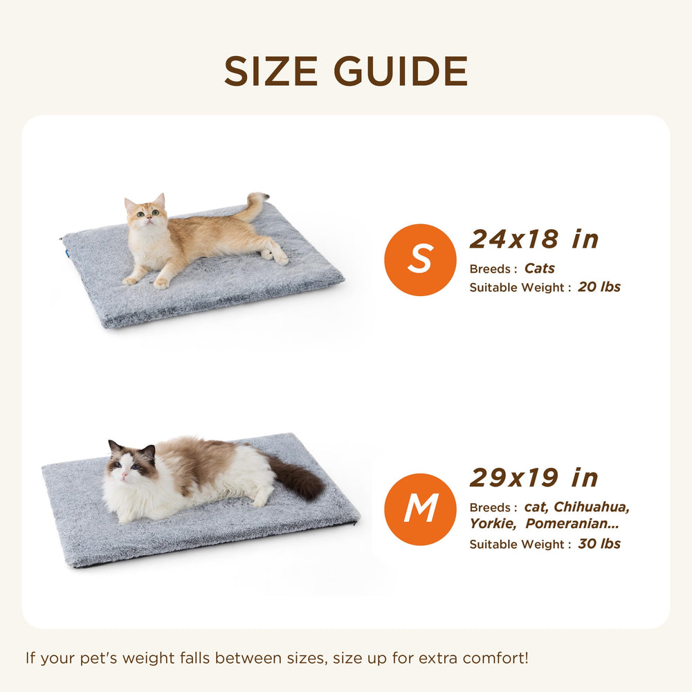 Bedsure self-warming pet pad indoor-outdoor-use shows versatile comfort at home or travel.