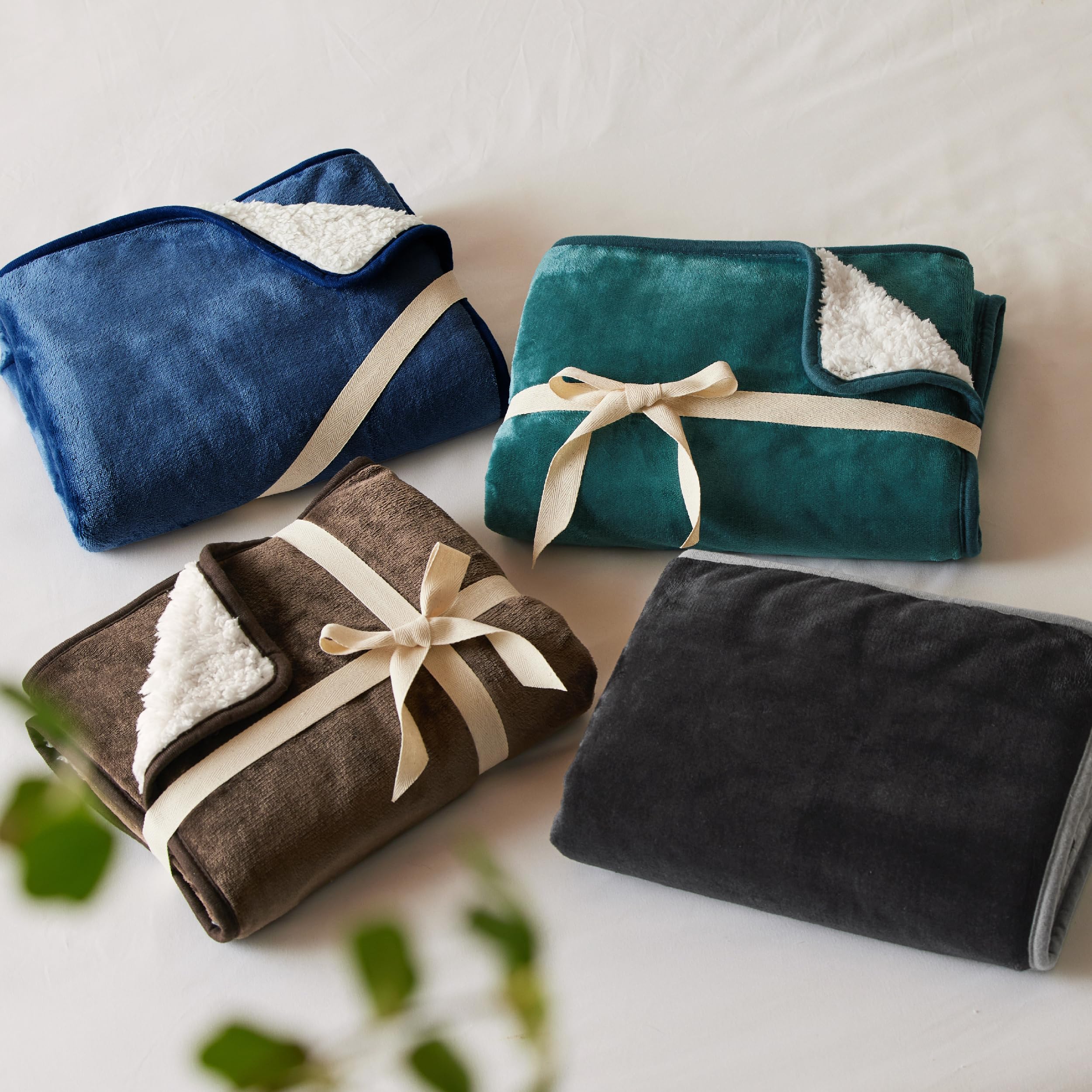 Bedsure small-dog blanket 25x35 blue keeps pets comfy during naps.