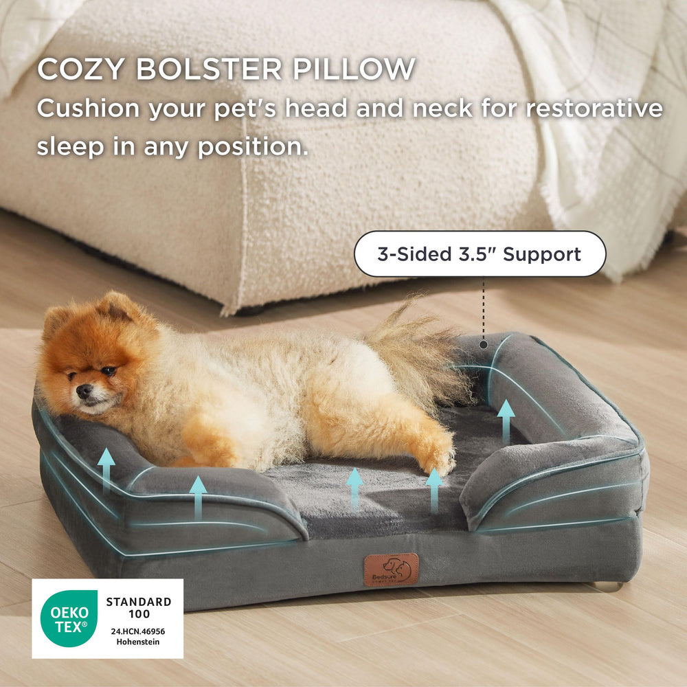 Bedsure bed with removable cover image showing machine-washable fabric.