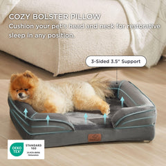 Bedsure bed with removable cover image showing machine-washable fabric.