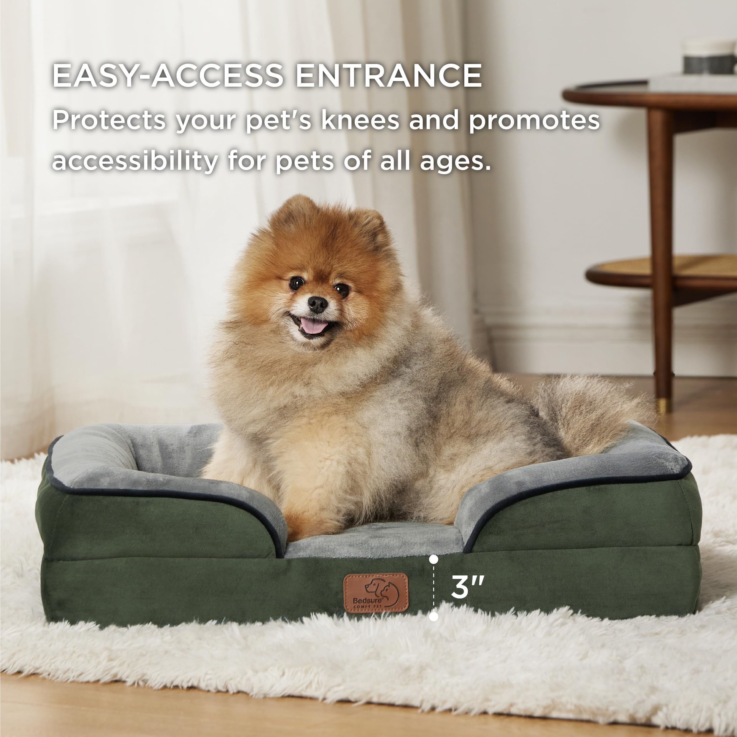 Bedsure velvety flannel fabric adds a soft, soothing touch.