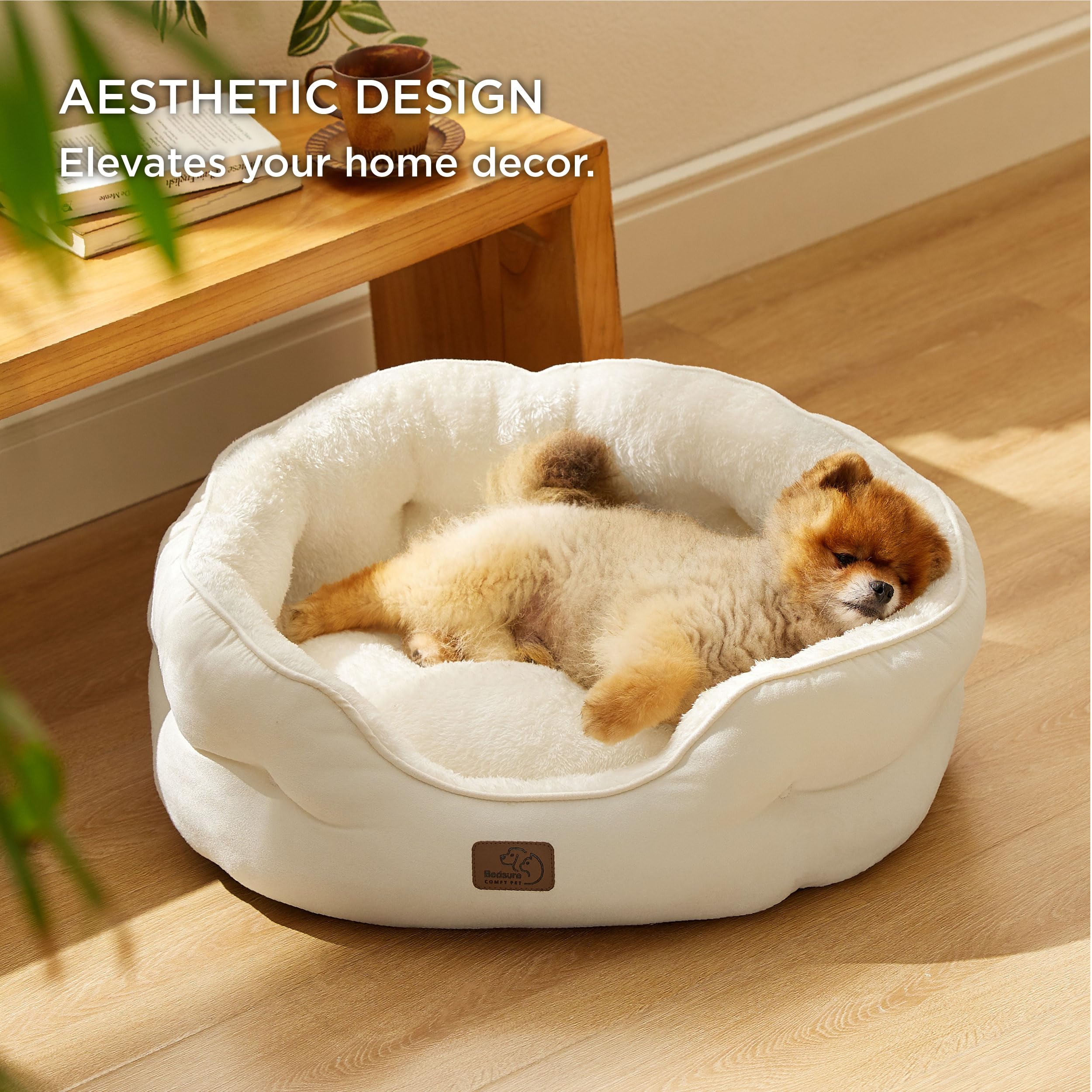 Bedsure dog bed is machine washable in cold water.