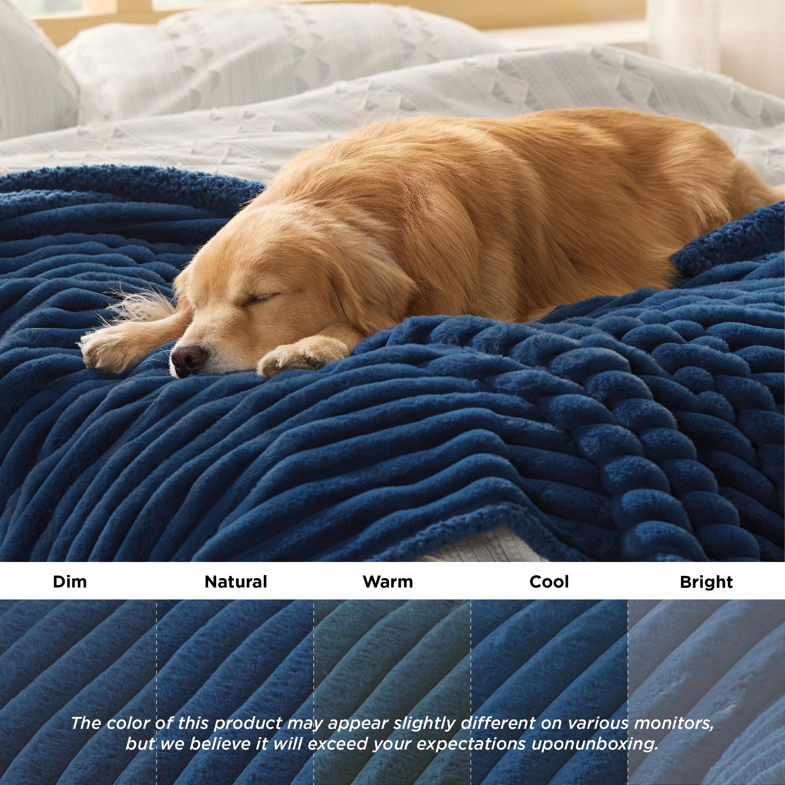 Bedsure washable dog blanket stays fresh with cold-water machine wash