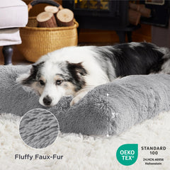 Bedsure washable xl dog bed with side strap for easy transport.