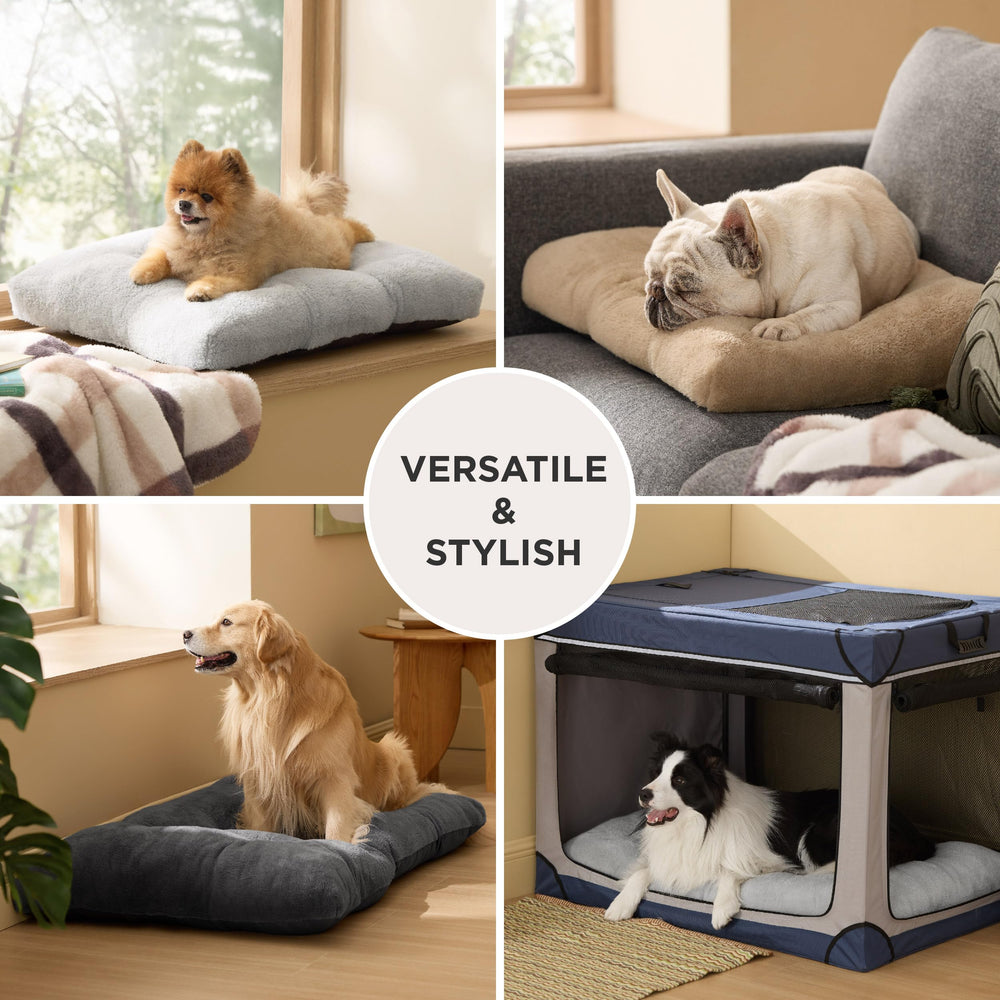 Bedsure XXL dog bed size chart helps select crate-friendly dimensions.