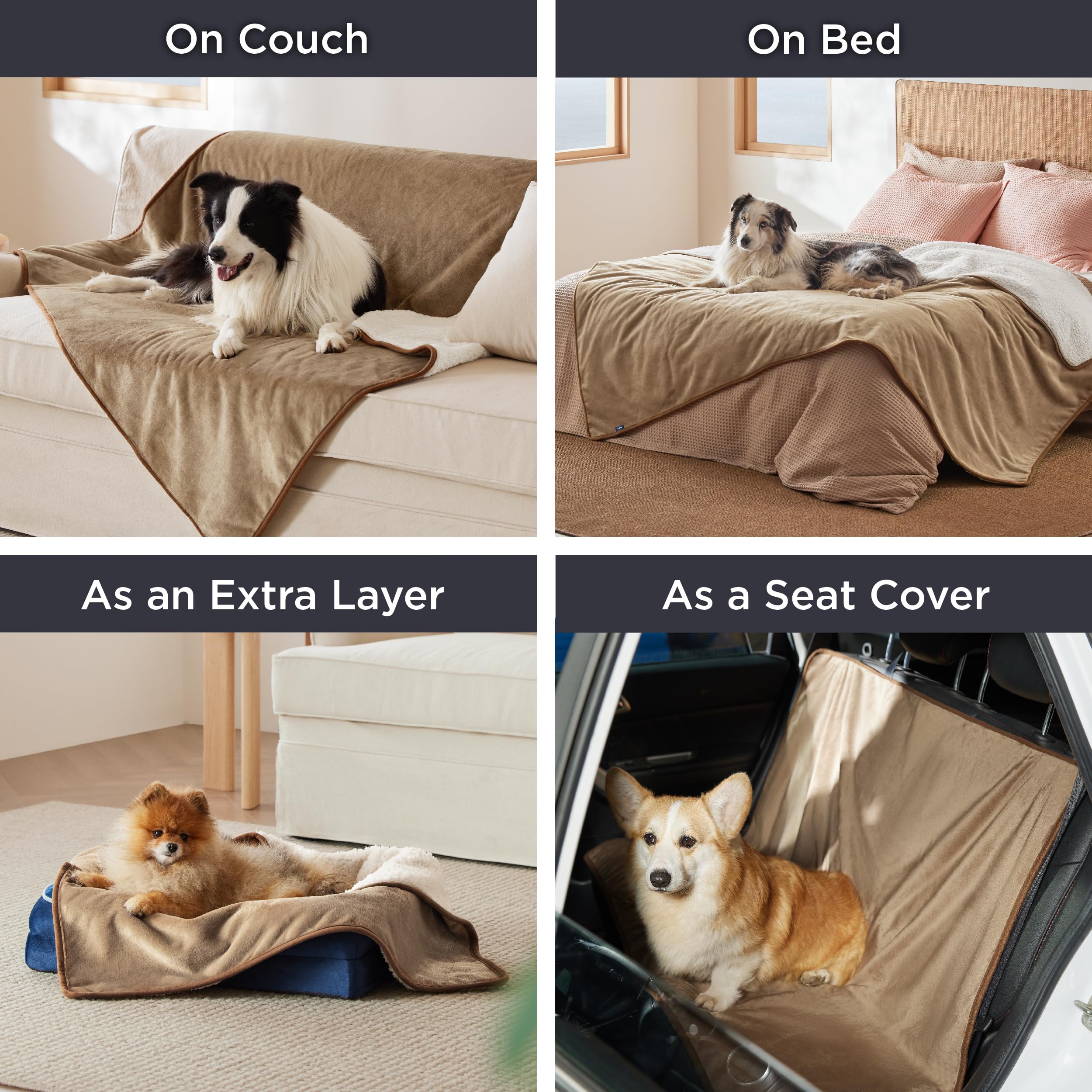 Bedsure protects couches and floors from fur, stains, and moisture for longer-lasting furniture