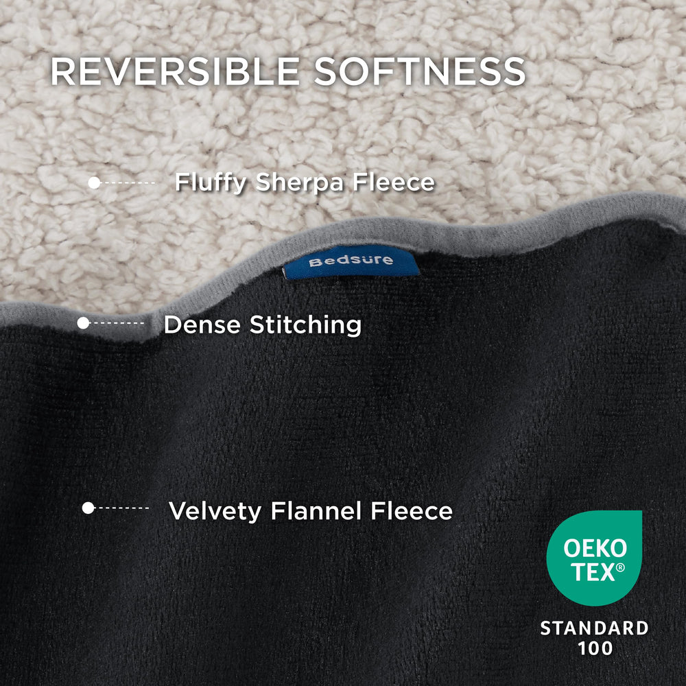 Bedsure waterproof blanket inner lining blocks leaks, keeping your furniture protected.
