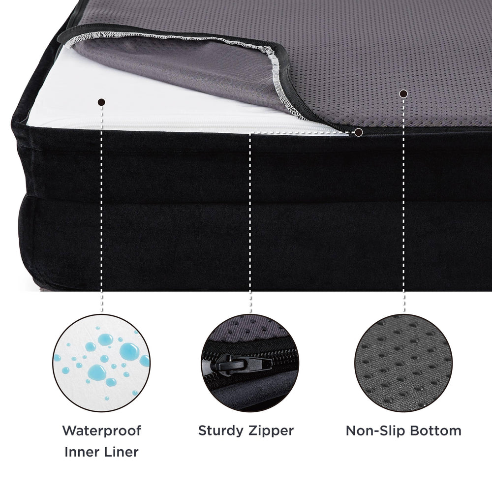 Bedsure waterproof removable cover shown for easy machine washing