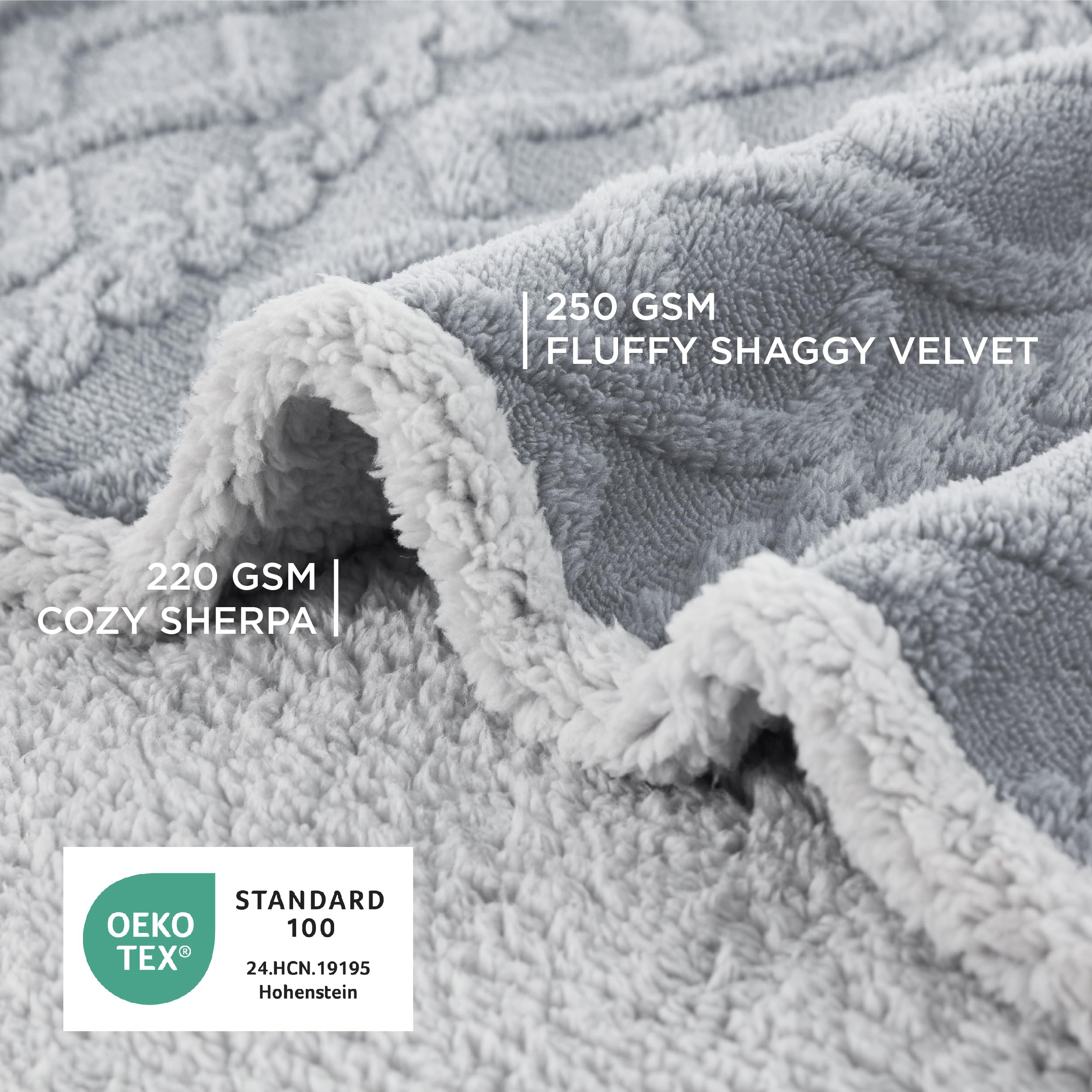 Bedsure fluffy velvet shaggy side cushions pets on chilly days.